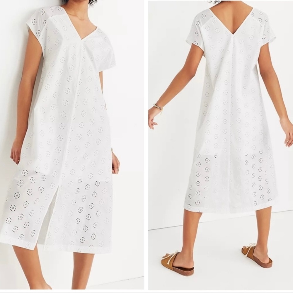 Madewell Eyelet Midi Dress